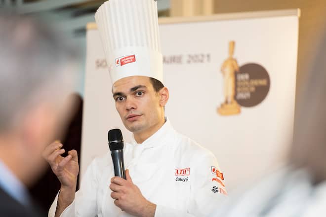 Paul Cabayé Cuisinier d'Or Menu gagnant