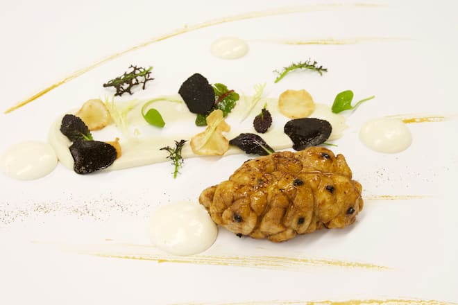 Ris de Veau et Emulsion Parmesan et Truffes