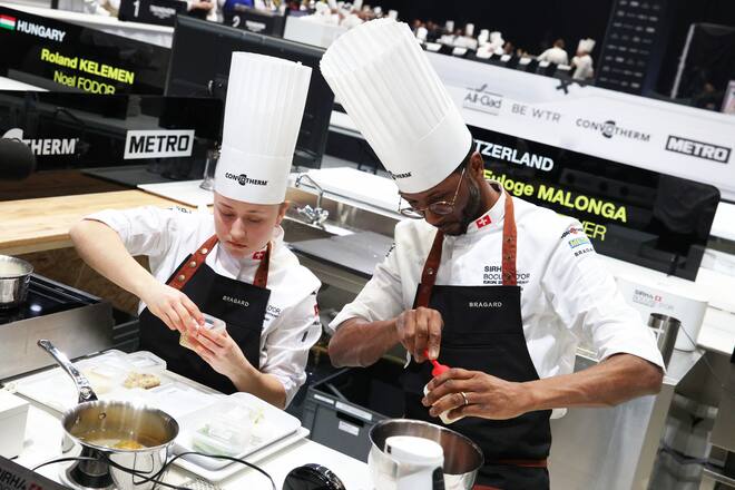 Euloge Malonga und Fiona Wittwer