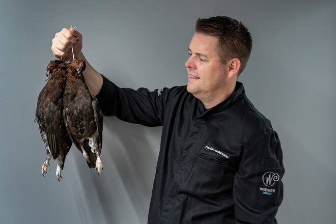 Stefan Heilenmann, Wildmenu, mit Moorhuhn