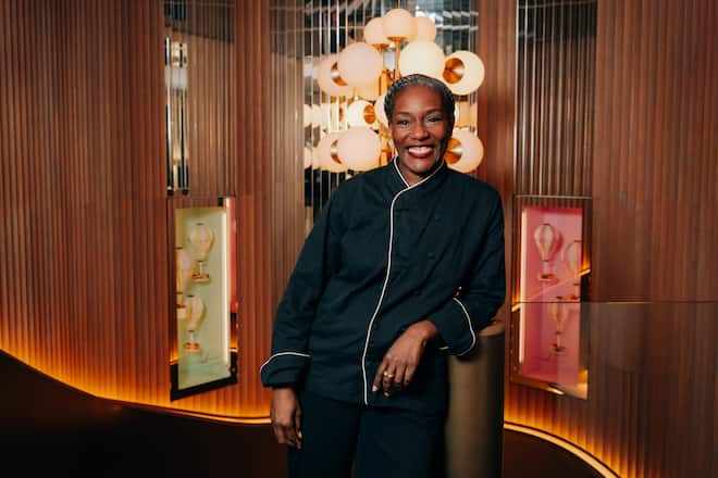 27.02.2026, Zürich, Café & Restaurant der Confiserie Sprüngli, Selassie Atadika (photo by Remy Steiner for Gault Millau)