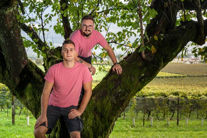 Die Brüder Eros und Loris Belossi