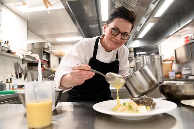 Sommertipps : Gazpacho-Suppe von Kchenchefin Sigi Schelling aus dem Werneckhof.
