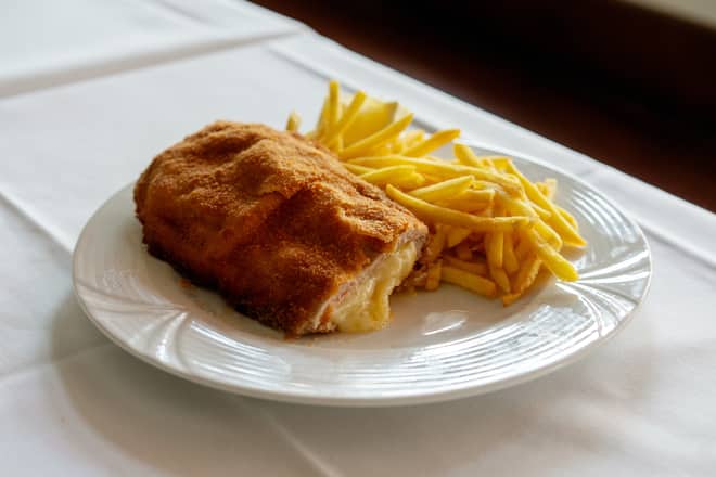 Cordon bleu im Restaurant Haldenbach in Zürich