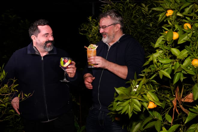 Niels Rodin et Rodolphe Sorel, mixologue