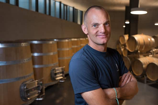 Erich Meier im Weinkeller