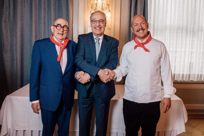 Bernard Ravet, BR Guy Parmelin und Nicolas Darnauguilhem, 2025