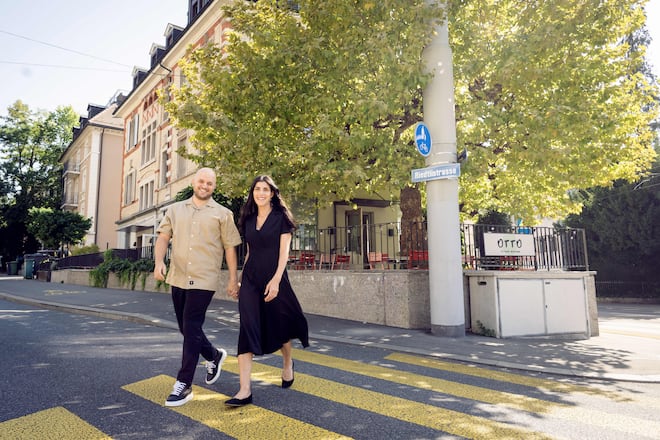 GM Otto, Stefano Corrado und Maria Ventola