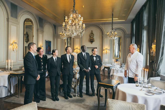 Peter Knogl im Restaurant TroiRois 2024