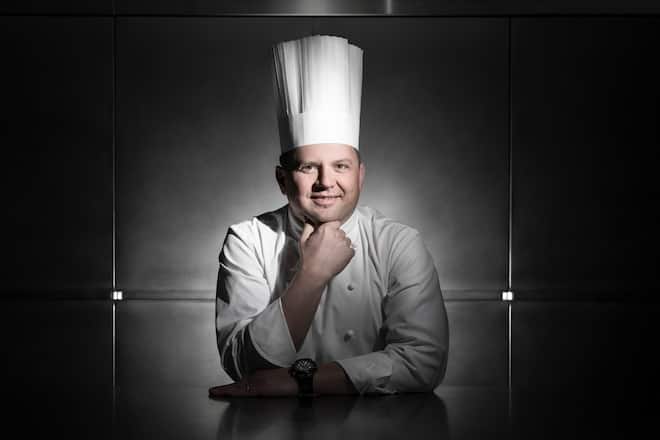 Franck Giovannini, Chef cuisinier du Restaurant de lÃHÃtel de Ville â¡ Crissier. Lausanne, Crissier, Mars 2019 © Fred Merz | Lundi13
