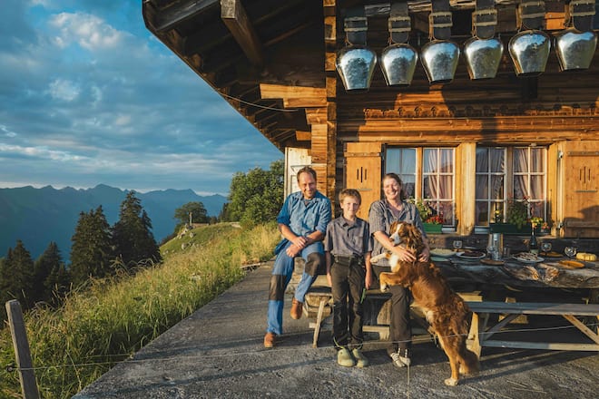 Andreas und Marisa Feuz und Niklaus
