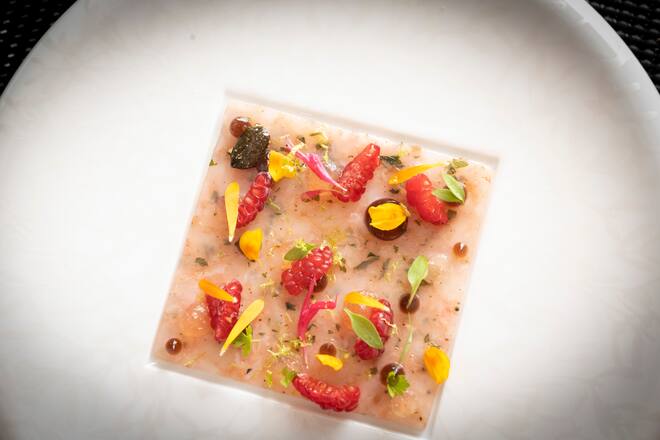 Restaurant des 3 tours à Bourguillon(FR) , chef Romain Paillereau.