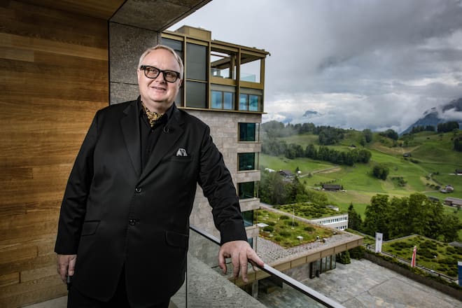 Bild: Philippe Rossier, 27.5.2024, Obbürgen LU, Interview und Repo mit Bürgenstock-Direktor Chris Franzen.