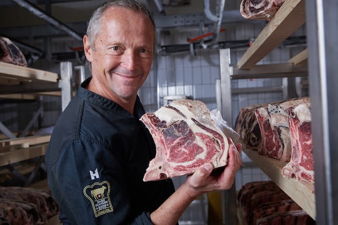 Martigny, le 14 octobre 2021Joel Suter chez Merat fournisseurs de viandes dans la gastronomie © Sedrik Nemeth