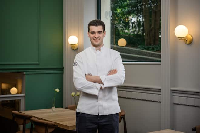 Lausanne, 18 octobre 2021.Jacques Allisson, chef du restaurant "Chez Jacques", rue Beau-Séjour 15.©François Wavre | Lundi13