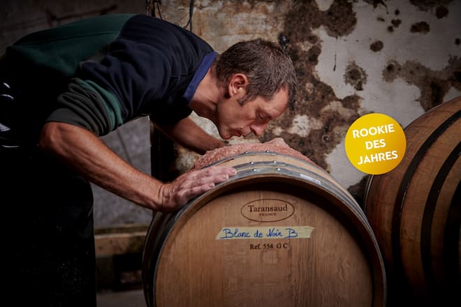 La Sarraz,, le 15 septembre 2022, CAVE PFUSIS STEVE BETSCHEN ,vigneron encaveur © sedrik nemeth