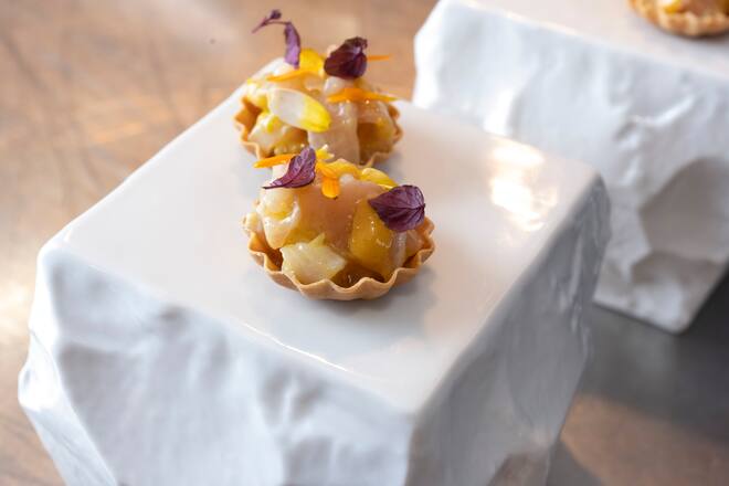 Restaurant des 3 tours à Bourguillon(FR) , chef Romain Paillereau.