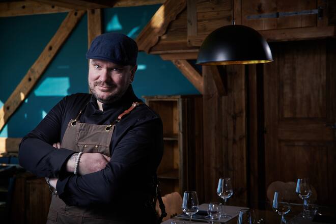 Verbier, le 12 décembre 2022 , Le Bistrot aux Attelas , Bert de Rycker © Sedrik Nemeth