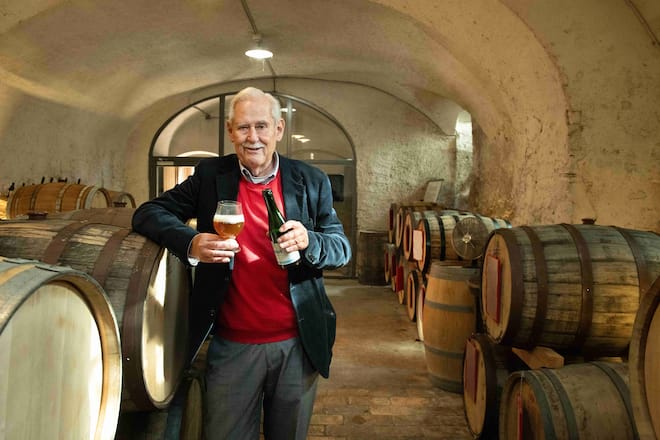 Martin Wartmann, Bierbrauer, Besuch in seiner Brauerei PILGRIM, Firschingen TG, 29. Oktober 2025