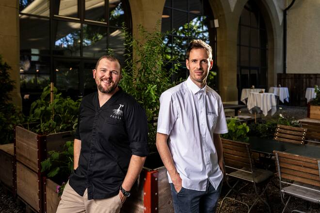 19.07.2923; Bern: UBS-Fourhander Steinhalle Bern; Portrait von Markus Arnold und Pascal Steffen. © Valeriano Di Domenico