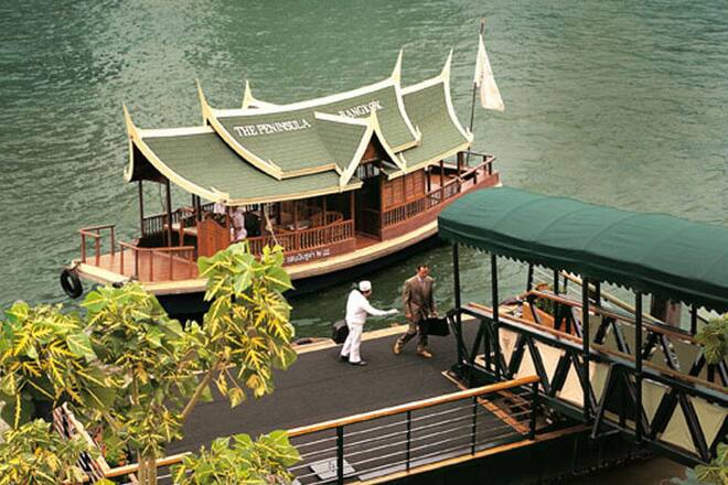 The Peninsula Bangkok, Thailand, Boat