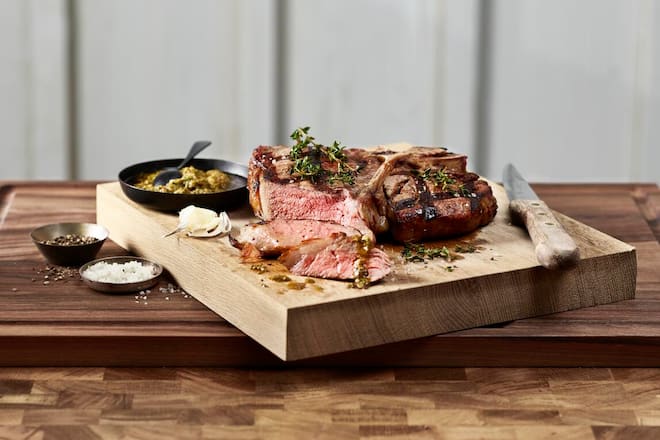 Header: Porterhouse Steak vom Grill