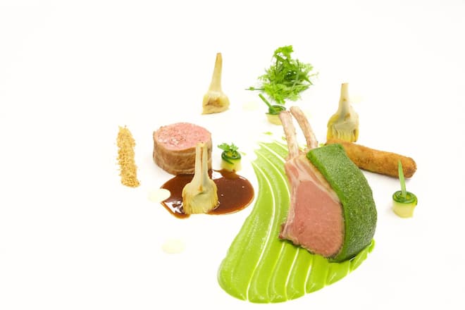 Agneau de lait rôti - Cédric Bourassin