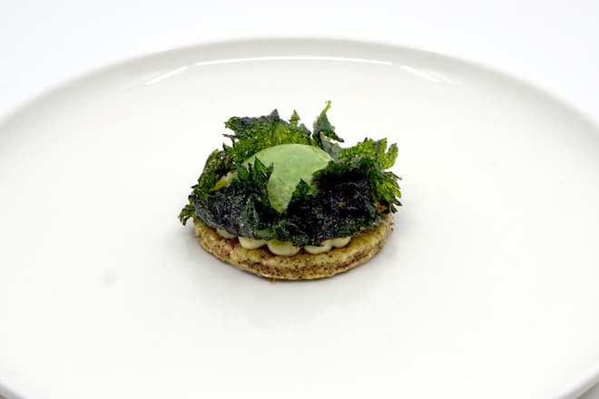 Rezept Brennnessel Snack, Michael Dober, Restaurant Rosa Pulver, Winterthur, ZH