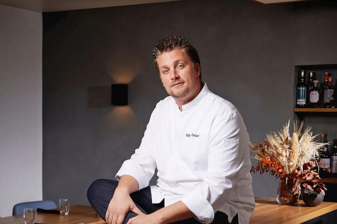 Aubonne, le 23 septembre 2022, Philippe Deslarzes au restaurant le Njorden © Sedrik Nemeth