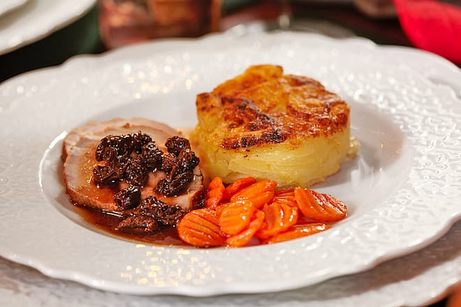 Kalbsbraten mit Morcheljus