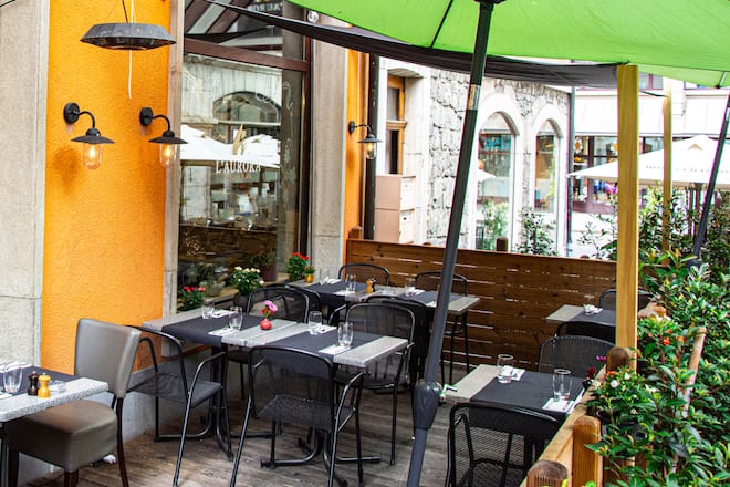 L'Aurora Genève terrasse