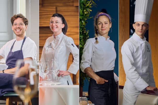 Zuzarte Lacchio Ménétrey Khezzar 4 chefs magazine