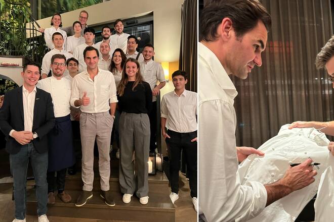 Roger Federer à La Micheline Genève