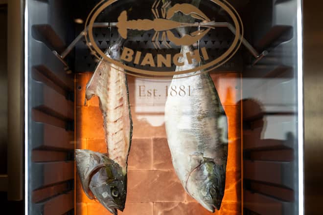 Dry Aged Fish im Hönggerhof Fotografiert am 30.10.2025 Dry Kasten