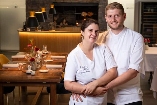 Claryce Monnier, cheffe et Alexandre Lacoste, chef.