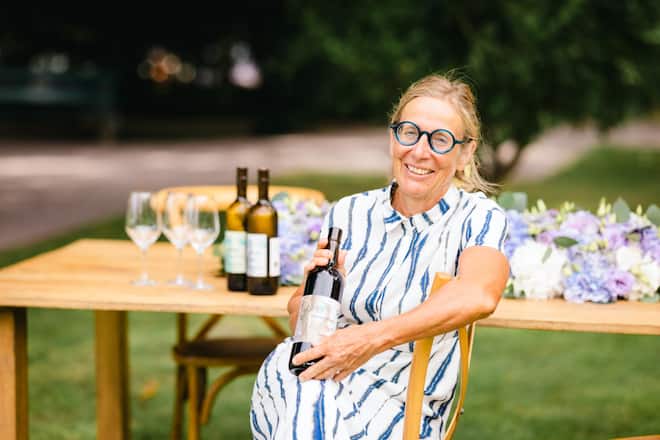 Garten Party 2022 Bad Ragaz Sarah Vonesch / Winzerin Marie-Thérèse Chappaz