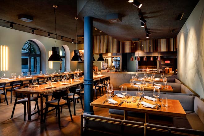 Ampersand, Grillrestaurant, Interior, drinnen, Lokalität, Lokal