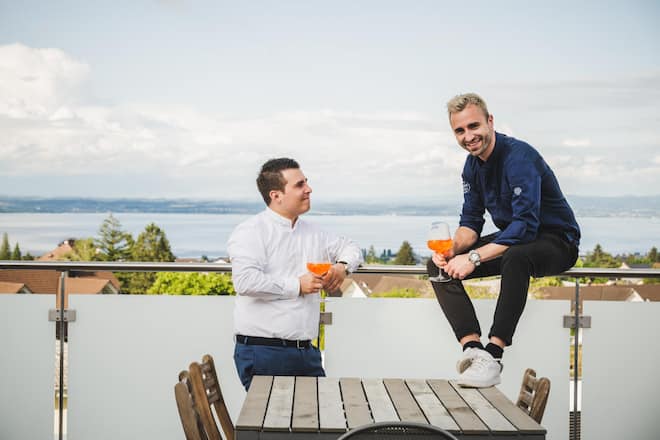 Silvio Germann, Mammertsberg 2024: Silvio Germann mit Guiseppe Lo Vosco in der gemeinsamen WG