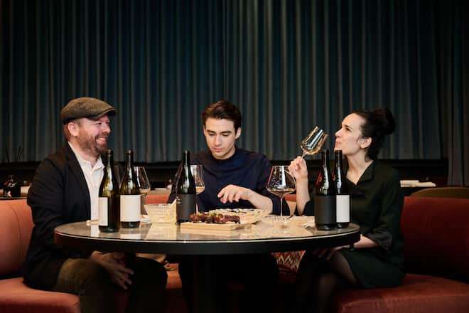 Personen (v.l.n.r.): Jonas Ettlin, Daniel Zeindlhofer, Ines Triebenbacher