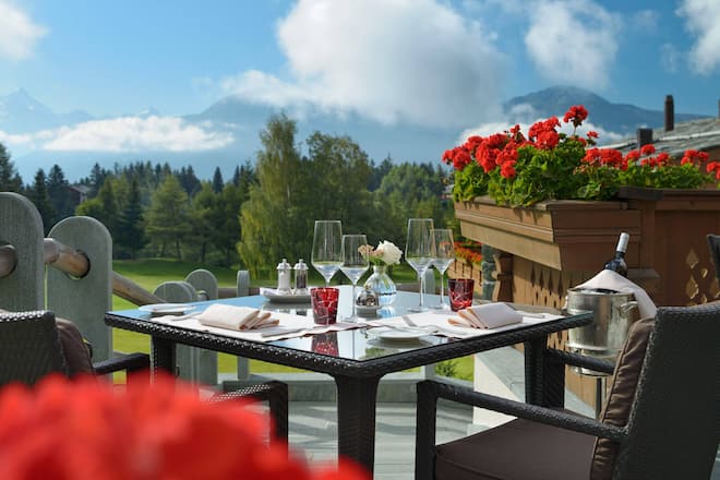 Restaurant Five Guarda Golf Crans-Montana