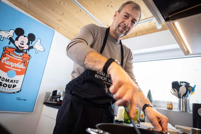 Alessandro Seralvo, CEO Corner Bank; Nicole Knecht, Marketing Corner Bank