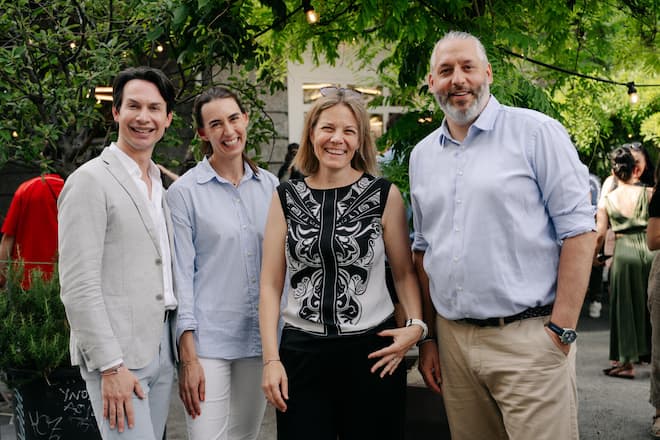 AMEX-Team: David Blomerus, Katharina Ley, Sabine Mantoiu, Benjamin Müller - Pop des Jahres 2027 - BUNZAI Zürich - Juni 2026 - Copyright Olivia Pulver