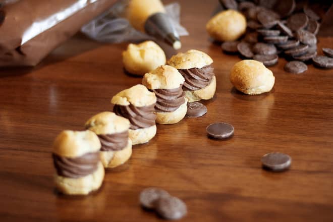 Rezept: Schokoladen Windbeutel