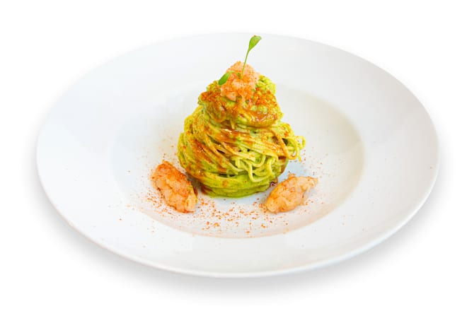 L'Aurora Genève spaghetto gamberi