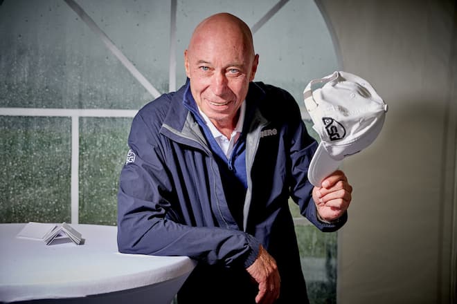 Leuk, le 17 septembre 2023 , Parcours gourmand sur le golf de Leuk, en compagnie de plusieurs chefs étoilés ici Pascal Germanier président de lâASGI © Sedrik Nemeth