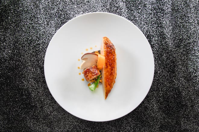 Dominique Gauthier Beau-Rivage Genève volaille du Nant d'Avril butternut forestière