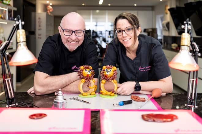 Denis Villard Glucoze pièces en sucre artistique