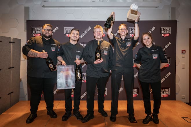Bei «La Cuisine des Jeunes» von Schweizer Fleisch gewinnt der Jung-Entremetier vom «Panorama» Steffisburg BE.