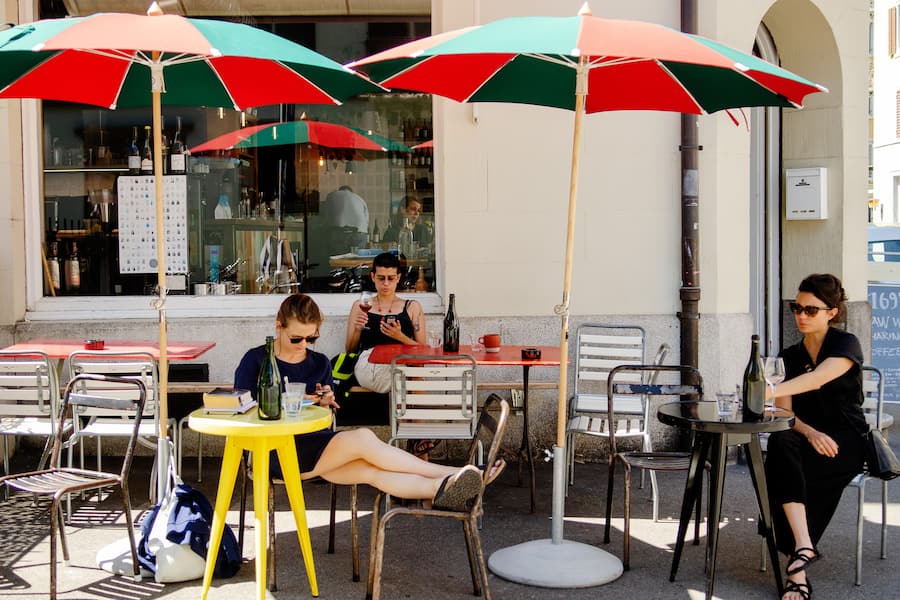 169 West Zurich Terrasse Naturwein