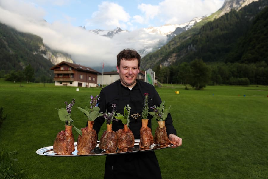 Marco Böhler am GaultMillau-Golfturnier